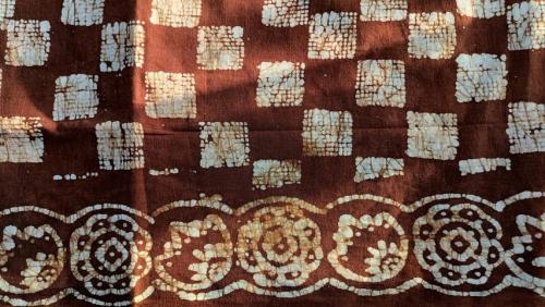PL COTTON SAREES WITH SOLID WAX CRACK DESIGNS